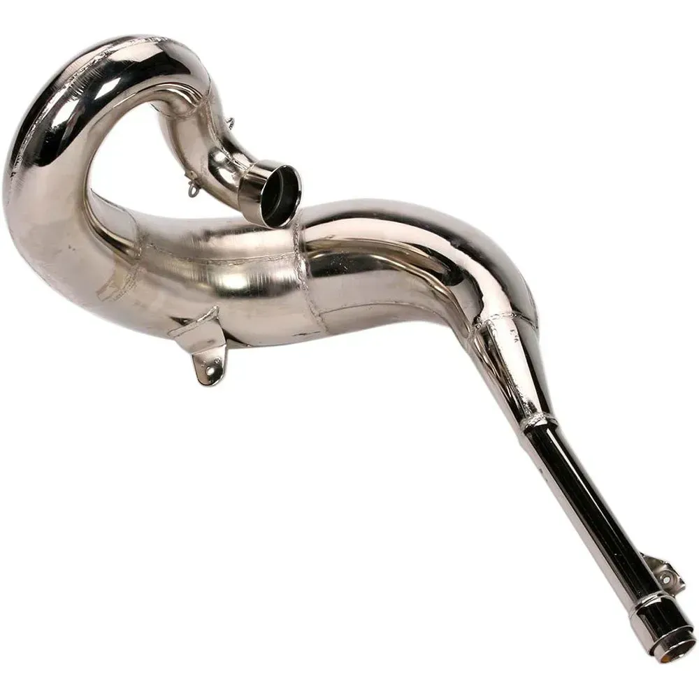 Fmf Gold Series Fatty Pipe Nickel Plated Steel Cr250r 02 Auspuffkrümmer - Silver - One Size