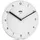 Braun Klassische analoge Wanduhr 20 cm BC06W Weiß