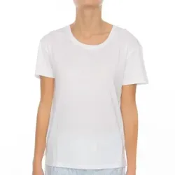 Rayville Womens Pj Top Stevie Weiß Medium Damen