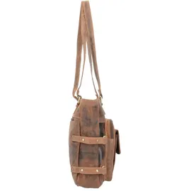 GREENBURRY Vintage Shopper Leder Braun