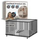 Sämann Laufgitter Matratze, Cloud Air Sprossen Lattenrost Black Edition Premium | Gr.: 120x120 cm