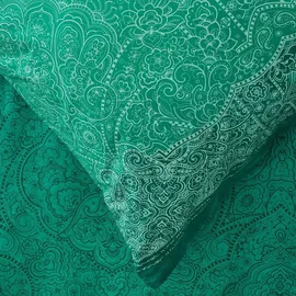 BASSETTI Dolceacqua Ornamental Grün 135 x 200 cm + 80 x 80 cm