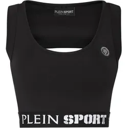 PLEIN SPORT Damen Hemd, Schwarz, S