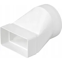 airRoxy Rundrohr Flachkanal Verbinder 110x55mm ø100mm