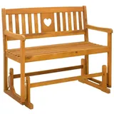 vidaXL Garten Schaukeltbank 110 x 59 x 97 cm Braun