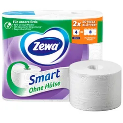 Zewa Toilettenpapier Smart 3-lagig, 4 Rollen