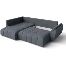 ax living Eckcouch Grau 2-Sitzer