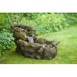 Gartenbrunnen UBBINK "Aspen", beige (natur), Polyresin, Wasserspiele