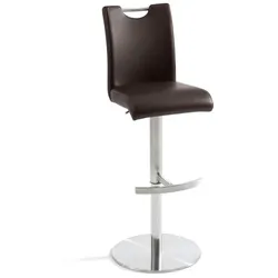 MCA Barhocker Bar be cool Lederoptik Braun