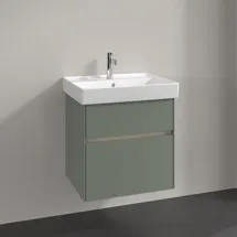 Villeroy & Boch Waschbeckenunterschrank Collaro 2 Auszüge 55,4 x 54,6 x 44,4 cm Soft Green