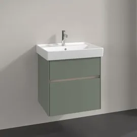 Villeroy & Boch Waschbeckenunterschrank Collaro 2 Auszüge 55,4 x 54,6 x 44,4 cm Soft Green