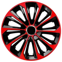 NRM Radzierblende EXTRA Strong schwarz/rot 16 Zoll 4er Set