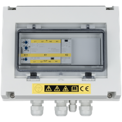 Victron VE Transfer Schalter 10kVA, einphasig 200-250V AC- 0% MwST. (Angebot gemäß §12 USt Gesetz.)