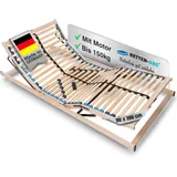 Betten-ABC Max1 Elektro | Elektrischer Lattenrost mit Kopf- & Fußteilverstellung und Funkfernbedienung