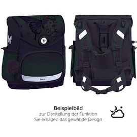 Belmil Premium ergonomischer Schulranzen Set 5 -teilig für Junge 1-4 Klasse Grundschule//Brustgurt/Magnetverschluss(405-41/P Black Grey)