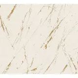 A.S. Création Vliestapete Marmor Beige, Gold - 1,005.00 x 53.00 cm