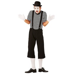 Pantomime-Kostüm, schwarz/weiß
