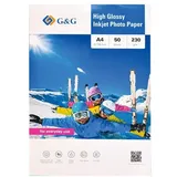 G&G Fotopapier 180 g/m2 50 Blatt DIN A4 hochglänzend 180g