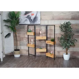 MCW L32 118 x 13 x 116 cm Schwarz-Braun