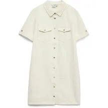 Vero Moda Jeanskleid Kurzarm Weiß 34
