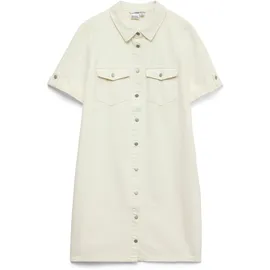 Vero Moda Jeanskleid Kurzarm Weiß 34