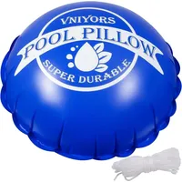 Vniyors Poolkissen Winter 120x120 cm Luftkissen XXL Poolabdeckung