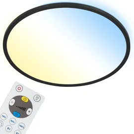 Briloner LED Panel Slim 1 schwarz Ø 42 cm