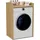 Top e shop Pola Waschmaschinenschrank 0 x 0 x 0 cm Braun