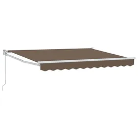 vidaXL Ausziehbare Markise 3 x 2,5 m taupe