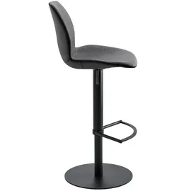 Mayer Sitzmöbel Barhocker 46 x 50 cm Anthrazit/Schwarz