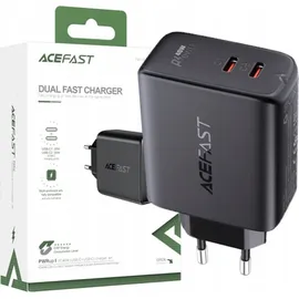 ACEFAST A9 (40 W), USB Typ C 40W, PPS, PD, QC 3.0, AFC, FCP schwarz