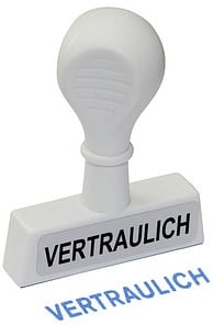 Preisvergleich Produktbild WEDO Textstempel "Vertraulich"