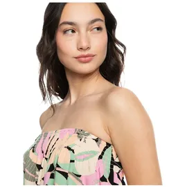 Roxy Sky Vibes ärmellose Bluse - Anthracite Palm Song - L