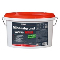 (4,99€/L) Pufas Mineralgrund MG6 Grundierung Haftvermittler weiss  5L
