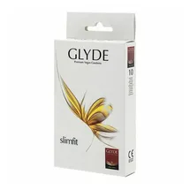 GLYDE Ultra Slimfit 10 schmale Condome, vegan, 49mm Breite