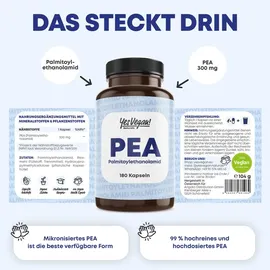 yes vegan PEA Palmitoylethanolamid Kapseln 180 St.
