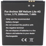 AccuCell Akku nur passend für den Archos AC50FHE Akku AC50FHELI Archos 50f Helium Lite 4G, GX395872