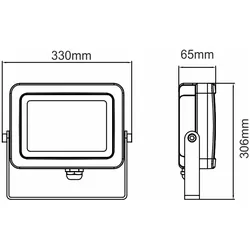 Beneito & Faure SKY LED-Strahler 100W IP65 Sehr warmes Licht 2200K