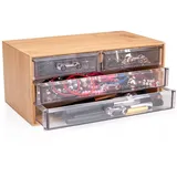 Touch of Beauty Kosmetikkoffer Touch of Beauty Aufbewahrungsbox braun