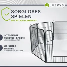 Juskys Welpenauslauf aus Metall