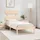vidaXL Massivholzbett 90 x 200 cm Beige