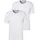 s.Oliver T-Shirt S.OLIVER, Herren, Gr. XXL, weiß, Jersey, Obermaterial: 95% Baumwolle, 5% Elasthan, unifarben, Basic, bequem normal, Rundhals, abgesteppte Kante, Shirts T-Shirt, klassisches Unterziehshirt