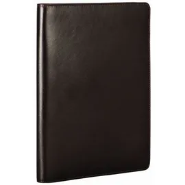 LEONHARD HEYDEN Dakota Schreibmappe Leder 32 cm Laptopfach braun
