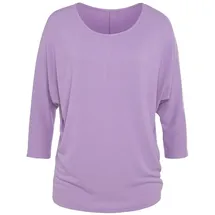 LASCANA 3/4-Arm-Shirt Feinstrick lila 32/34