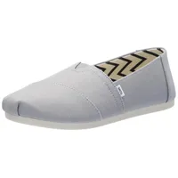 TOMS Women Espadrille, Drizzle Grey Recycled Cotton Canvas, 41 EU