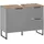 Bega BBK Waschbeckenunterschrank Denver 1 Tür, 2 Schübe 80 x 60 x 35 cm Grau