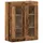 vidaXL Wandschrank Altholz-Optik 69,5 x 34 x 90 cm Braun