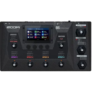 Zoom B6 Multi-Effekt-Prozessor für Bass | schwarz