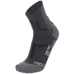 UYN Herren Trekking Socken - 2IN Socks, Socken, Polyamid, Logo Grau 39-41