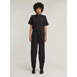 G-Star Shortsleeve Workwear Jumpsuit - schwarz, - L
